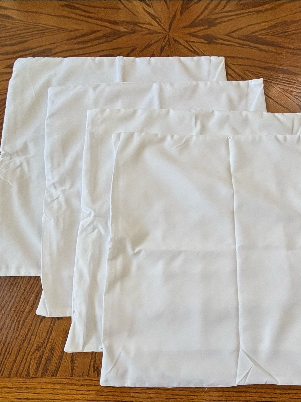 Pristine White Throw Pillow Covers (Set of 4) – 18x18 New without Tags